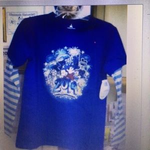 sorcerer Mickey mouse l/s shirt for kids NWT  XL